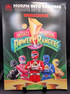 1995 Mighty Morphin Power Rangers Workbook Morph Into Reading New Coloring Book - Bild 1 von 4