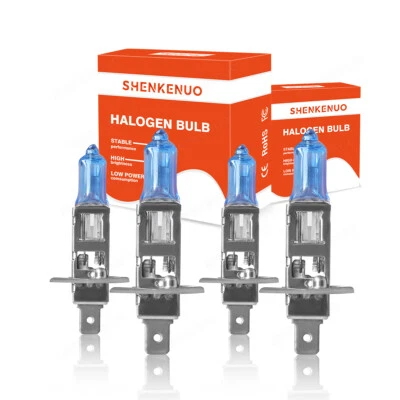 For Jaguar X-Type 2002-2008 - 4x H1+H1 Halogen Headlight High Low Beam Bulbs - Image 1 of 4