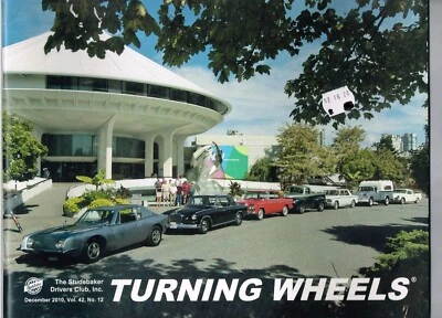 Turning Wheels Magazine December 2010 Vol. 42 No. 12 Studebaker Drivers Club Foto 1 de 2