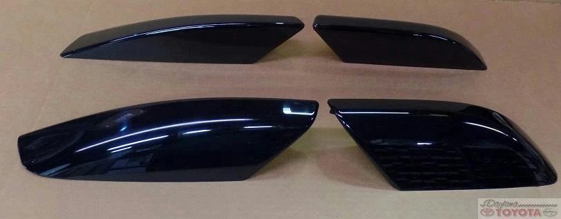 OEM TOYOTA HIGHLANDER RACK DE TETO TAMPA DE PERNA CONJUNTO COMPLETO DE 4 SERVE 2010-2013 - Imagem 1 de 1