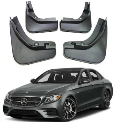 Genuine Splash Guards Mud Flaps For 2017-2023 Mercedes Benz E Class AMG E43 63 Foto 1 de 4