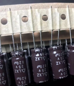 10pcs Samyoung 820uF 25v Radial Electrolytic Capacitor LXZ Low ESR 25v820uf - Picture 1 of 1