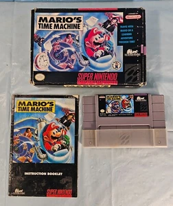 Super Nintendo Super Mario"s Time Machine mit Box & Anleitung - Bild 1 von 3