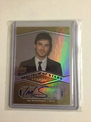 Ian Somerhalder Card Autograph Vampire Diaries Spectrum of Stars Signed LOST - Image 1 of 2