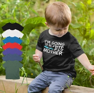 IM GOING TO BE A BIG BROTHER KLEINKIND T-SHIRT KINDER | MÄDCHEN | JUNGEN - Bild 1 von 8