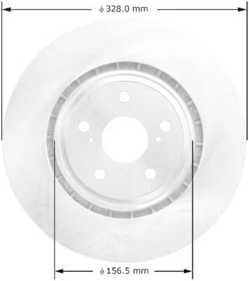 Rotor de freno de disco-Rotor de freno premium Bendix PRT5798 Foto 1 de 4