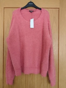 WAREHOUSE Hairy Jumper UK 14 RRP £36 - Picture 1 of 3