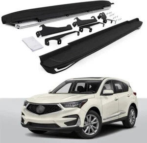 Running Board Side Step Pedal Nerf Bar Black Fits for Acura RDX 2019-2024 - Picture 1 of 11