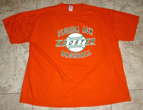 FAMU Florida A&M Rattlers NCAA Baseball Vintage 50/50 Booster T-Shirt Size 2XL Cover