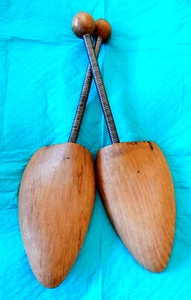Vintage Wooden Shoe Stretcher/Shaper - 1930'-40's Medium/ Look Hand Carved - Picture 1 of 6