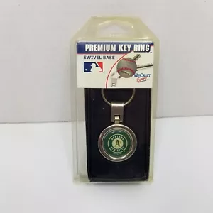 Wincraft Domed keychain key ring MLB Oakland A's Atheletics - Picture 1 of 3