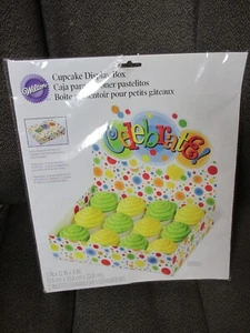 ""WILTON - CELEBRATE - CUPCAKE DISPLAY BOX"" - NEW - Picture 1 of 2