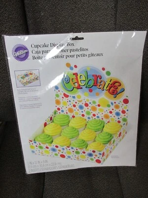 ""WILTON  - CELEBRATE - CUPCAKE DISPLAY BOX"" - NEW - Image 1 of 2