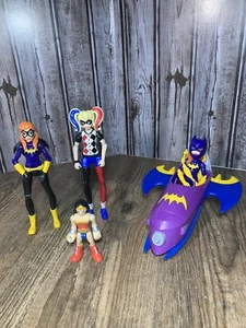 DC Comics 6pc Female Action Figures/Vehicle Mixed Lot Bundle **READ** - Picture 1 of 18