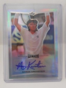 2016 Leaf Metal Tennis #BAAKI AARON KRICKSTEIN Auto Autograph