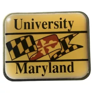 Vintage University of Maryland State Flag Souvenir Pin - Picture 1 of 2