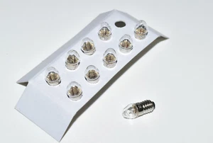Mä 60010/600100  10 Stück Ersatz-Glühlampen Spitz Lämpchen E5,5 Birnchen 19V NEU - Bild 1 von 2