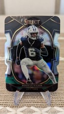 2022 Panini Select Concourse Black & Green Prizm Die-Cut Donovan Wilson #86