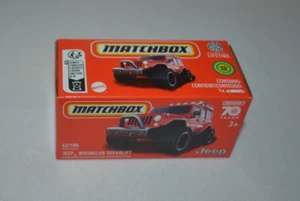 MATCHBOX 2023 METAL GRABAG 42/100 - JEEP WRANGLER SUPERLIFT RED - Picture 1 of 4