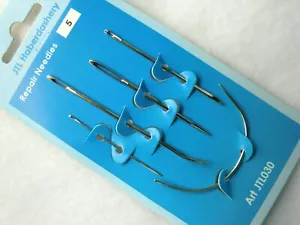 5 REPAIR NEEDLES - UPHOLSTERY, LEATHERWORK, SACKING, DARNING & EMBROIDERY -JTL30 - Picture 1 of 2