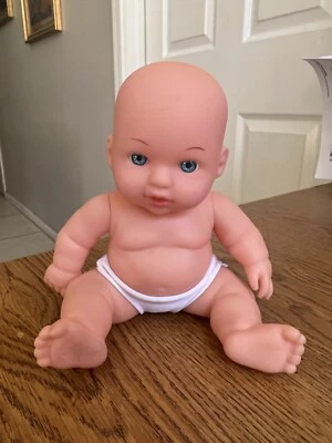 Juguetes Vintage, Muñeca Bebé 8" Posable TRL12 Muñeca Vinilo con Ropa Interior Ojos Azules Foto 1 de 4