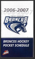 2006-07 Swift Current Broncos WHL Hockey Schedule !!! The Eagle 94.1