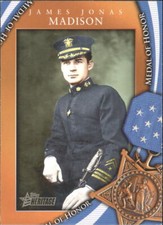 2009 Topps American Heritage Heroes Medal of Honor #MOH41 James Jonas Madison