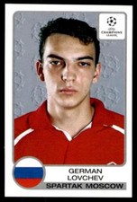 Panini Champions League 2001-2002 German Lovchev Spartak Moscow No. 266
