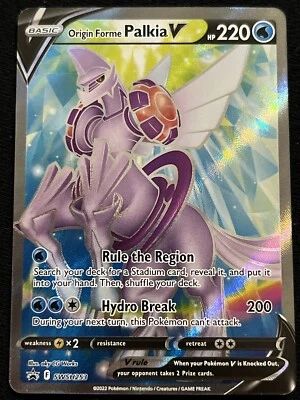Origin Forme Palkia V SWSH253 SWSH: Sword & Shield Promo Cards Holo *MINT* - Image 1 of 2