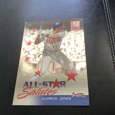 2002 Donruss Elite Andruw Jones Insert Braves Nm /2000 - Image 1 of 2