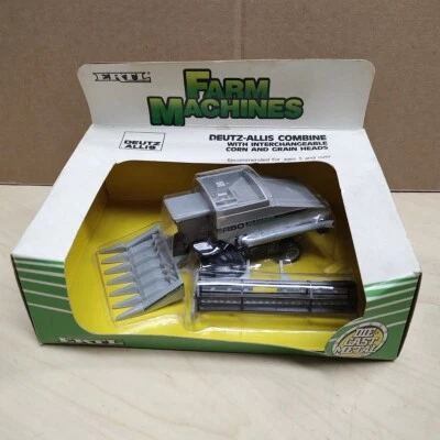 Ertl Farm Machines 1/64 Deutz Allis R50 Gleaner Combine w/2 Heads #1284 NIB - Image 1 of 4