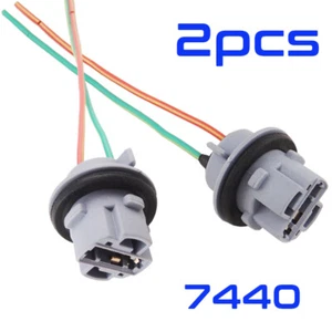 7440 992 T20 Female Socket Wiring Harness DRL Backup Turn Signal Light Connector - Bild 1 von 6