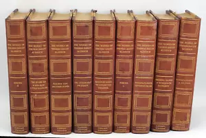 1915 "The Works of Thomas Bailey Aldrich" 9 Volume Book Set Good ++ Condition - Foto 1 di 8