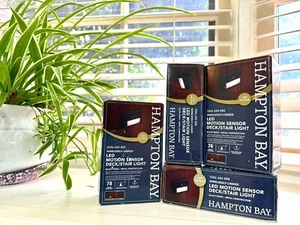 Low Voltage Black Motion Sensing Integrated LED Outdoor - 4 PACKS - Picture 1 of 8