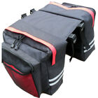 Double Panniers Bag Bike Bicycle Cycling Rear Seat Trunk Rack Pack Saddle Bag