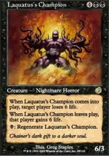 1x Laquatus's Champion NM, English MTG Torment