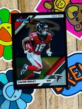 Calvin Ridley 2019 Donruss Football Black Press Proof /10 ⬛️🟥
