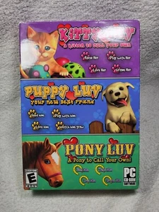 Luv Multi-pack - 3 Games: Kitty Luv, Puppy Luv, Pony Luv [Win XP, 9780545036351] - Afbeelding 1 van 6