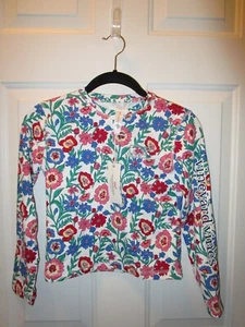 VINEYARD VINES TISBURY FLORAL GIRLS SWIM RASH GUARD SHIRT SIZE MEDIUM   NEW - Picture 1 of 2