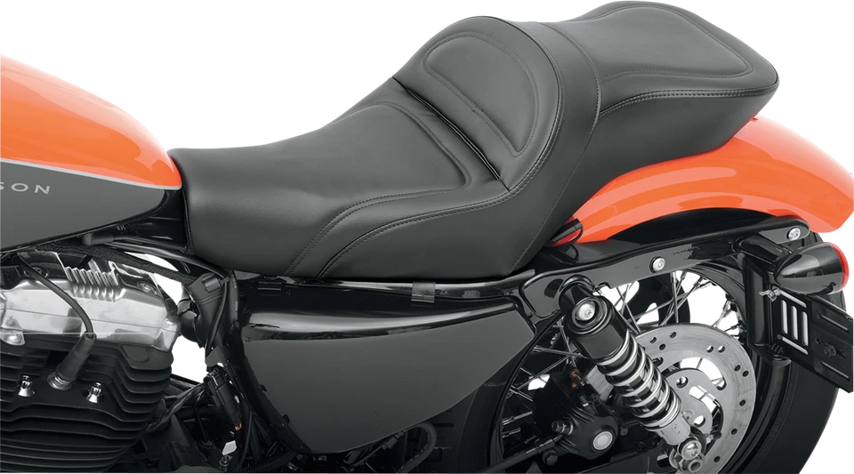 Saddlemen Black Comfortabe Explorer Seat fits 2004-22 Harley Davidson Sportster - Image 1 of 1