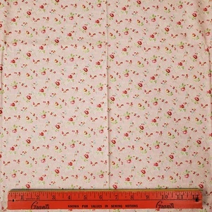 Pink Floral Moda Fabric 2 Yards London Lawn Floral Maggie and Sharon - Picture 1 of 8