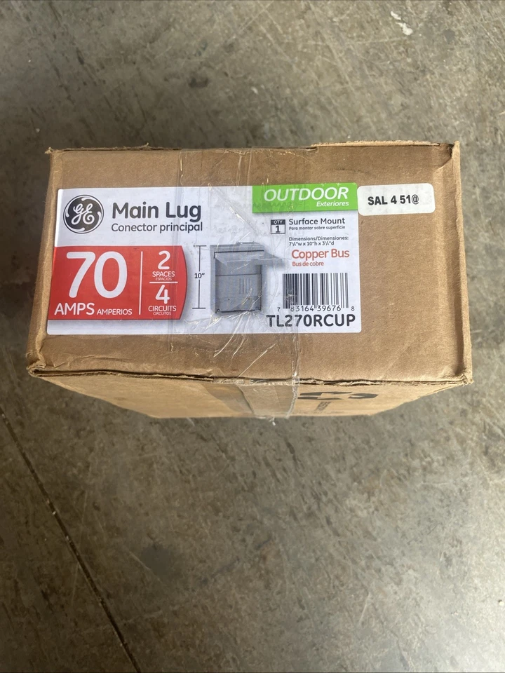 GE TL270RCUP Outdoor Main Lug Load Center 70 Amp