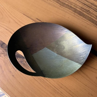 Vintage Metales Casados Married Metals Mexican Art 6” Deco Candy Bowl Dish - Image 1 of 4