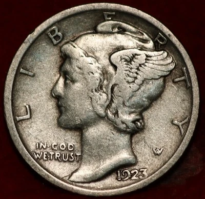 1923 Philadelphia Mint Silver Mercury Dime - Image 1 of 2