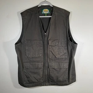 Cabela’s Safari Men’s 2XL Tall Fishing Hunting Utility Vest Military Green - Picture 1 of 9