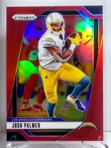 2024 Panini Prizm Football - Josh Palmer RED PRIZM #159 Los Angeles Chargers  - Bild 1 von 2