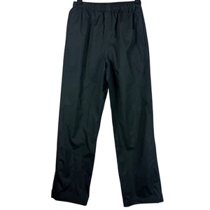 Columbia Rain Pants Boys L 14-16 Black Omni-Tech Waterproof Outdoor Gorpcore - Picture 1 of 7