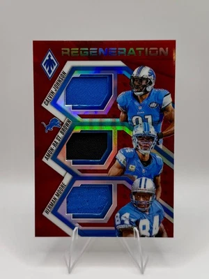 2025 Phoenix Regeneration /249 - Calvin Johnson/Amon-Ra St. Brown/Herman Moore - Image 1 of 2