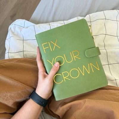 2026 Personalized A5 Planner with Zipper Pockets, Gift For Her, Handmade - Image 1 of 4