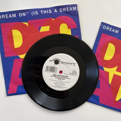 Love Decade ‎– Dream On (Is This A Dream). 7"  NOS Mint Vinyl Cover Ex Foto 1 de 4